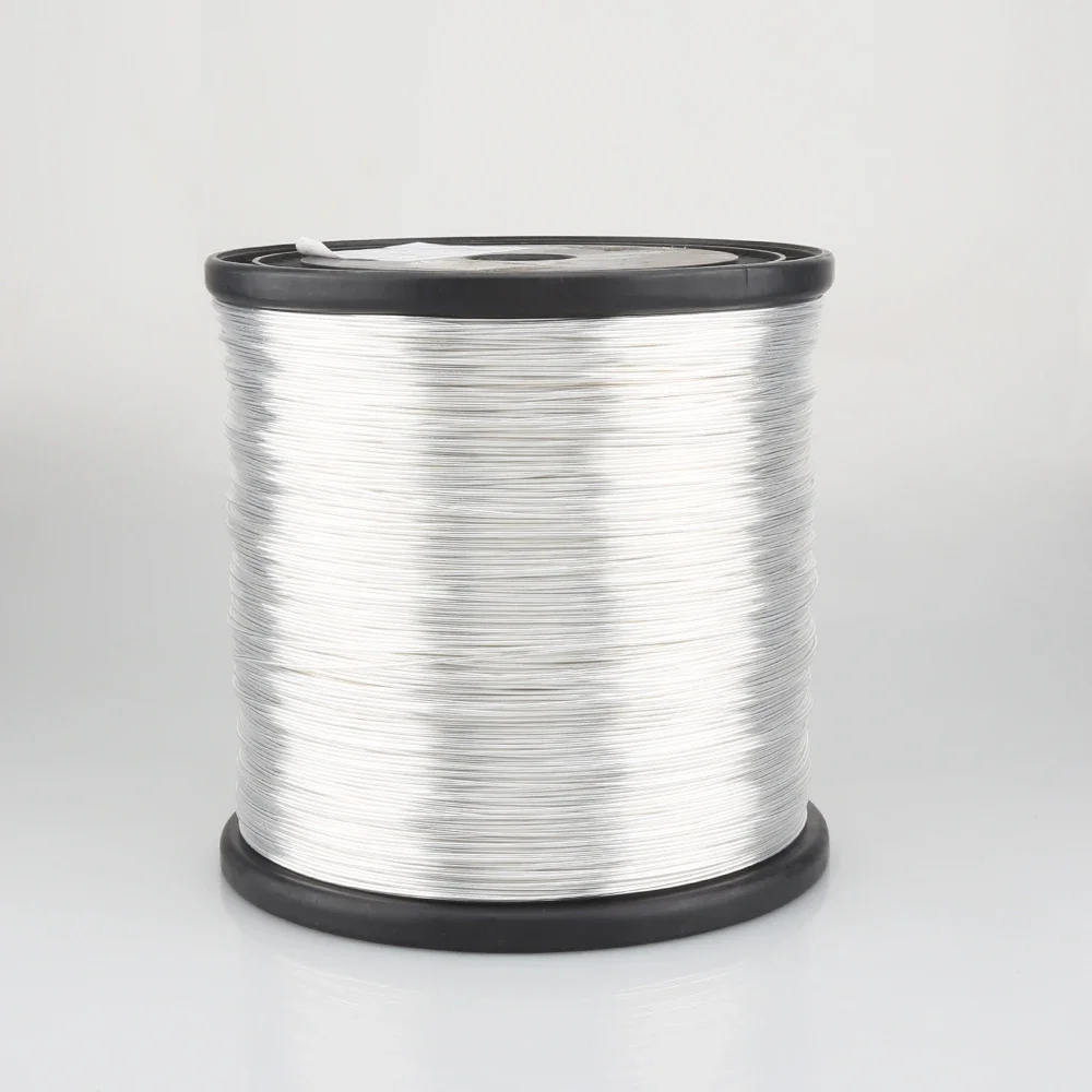 Audiocrast 0912ag عالي النقاء OFC مطلي بالفضة 99.9998% 5N كابل OFC مطلي بالفضة PTEF عزل مكبر صوت كابل الصوت