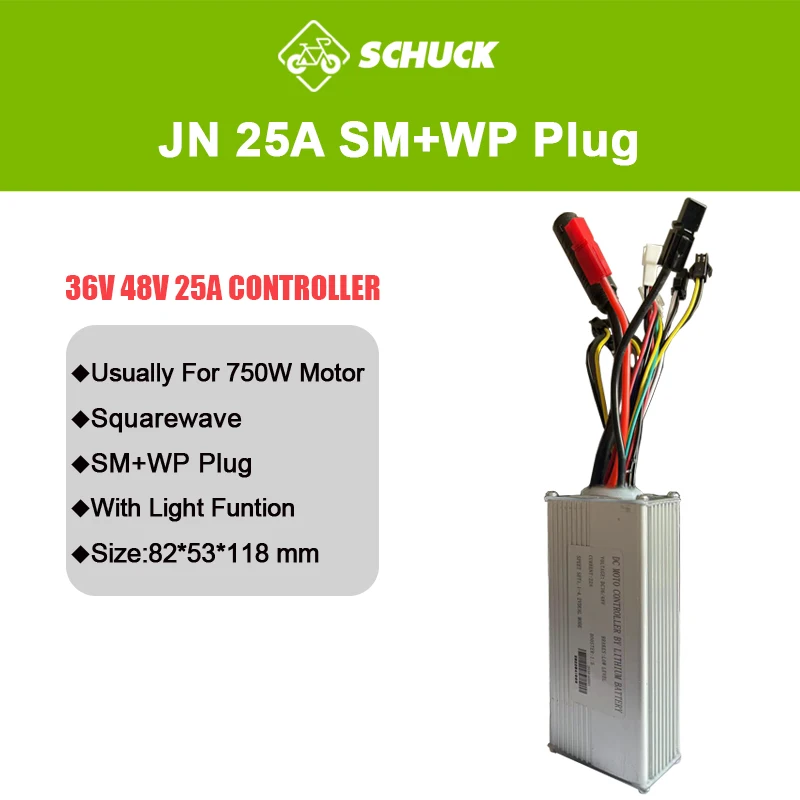 Jn Ebike Controller 36V 48V 15A 17A 22A 25A 30A 35A Controle Systeem Met 6 9 12 Mosfets voor Elektrische Scooter Conversie Onderdelen