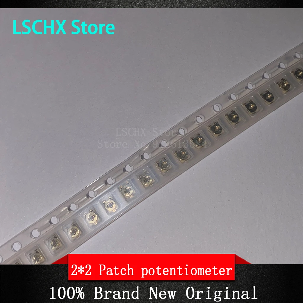 Potentiomètre Réglable Trimpot 2x2 3x3, Résistance Variable 100 200 500 1K 2K 3K 5K 10K 20K 50K 100K 220K1M, 10 Pièces