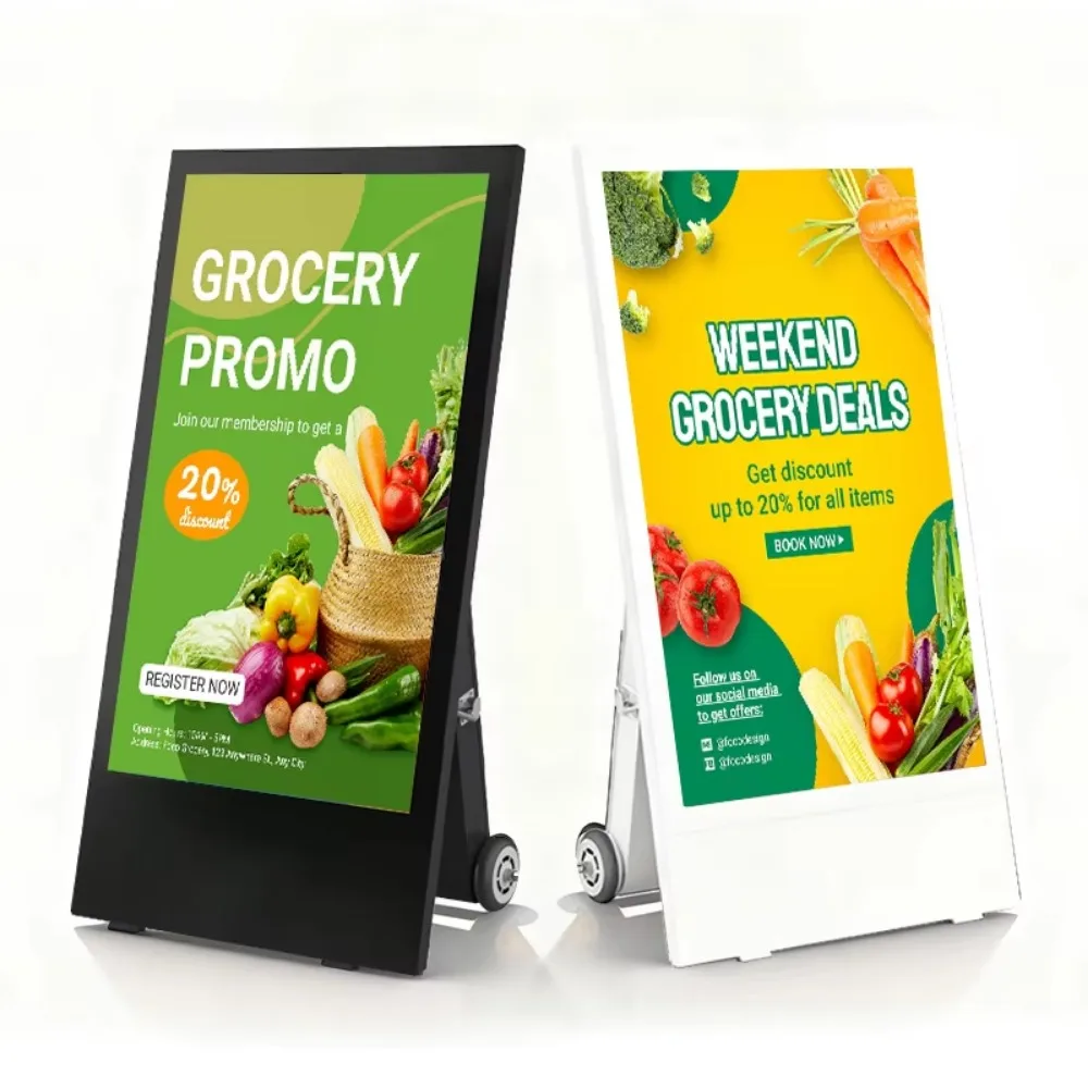 High Quality Portable Mobile LCD Display Screen Premium Brand New Mobile Advertising Screen - view 5