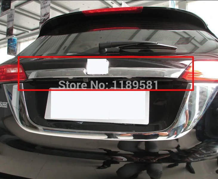 

Для Honda VEZEL 2014 2015 2016, ABS хромированная задняя крышка багажника, накладка, маленькие автомобильные аксессуары, наклейки