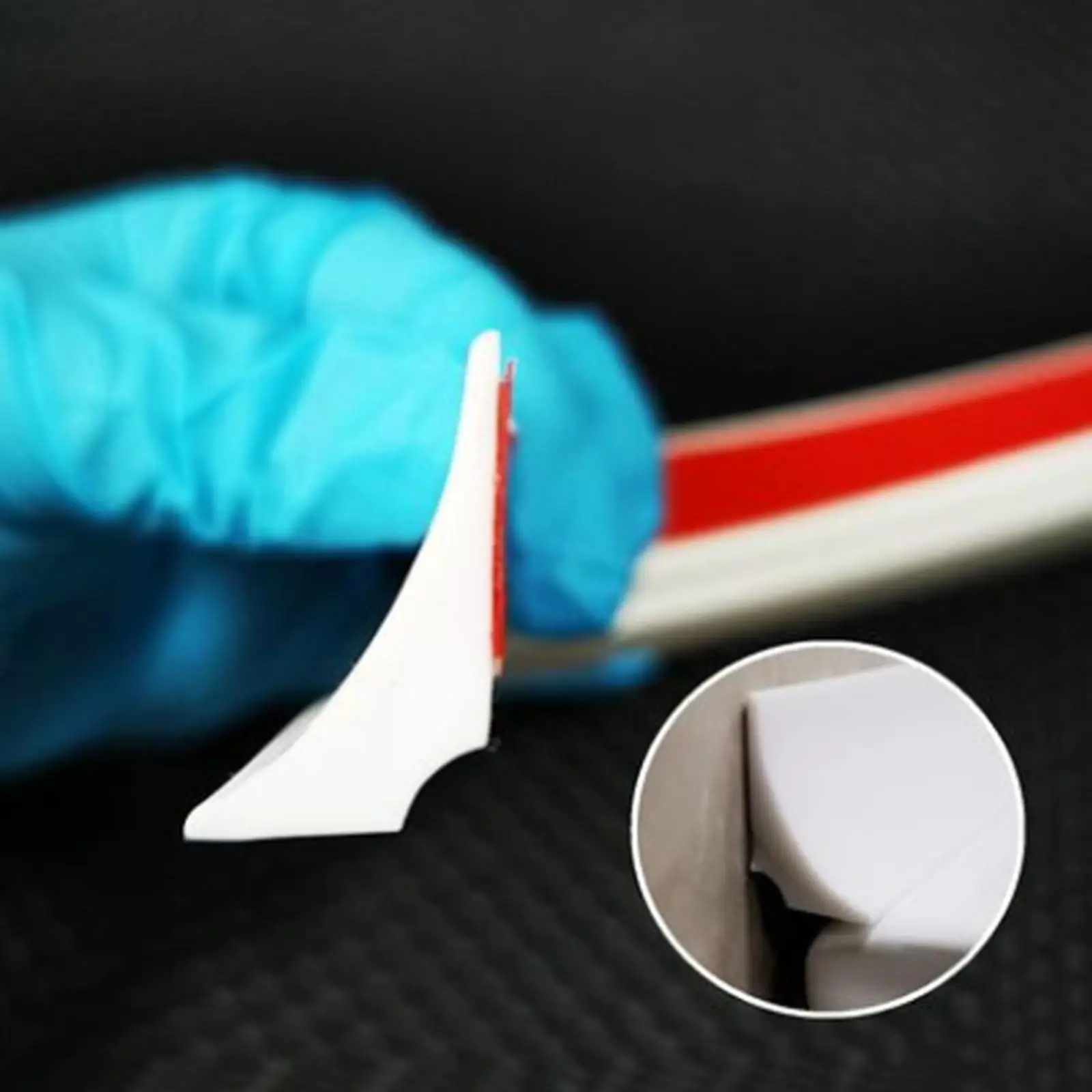 Bendable Rubber Bottom Strip Shower Barrier for Garage