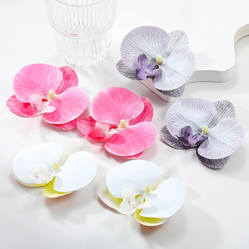 Fashion Elegant Imitation Butterfly Orchid Flower Stud Earrings For Women Simple Pastoral Style Earrings Party Accessories Gifts