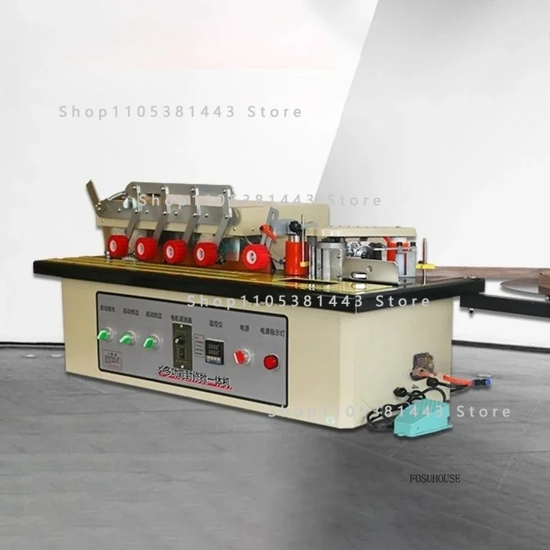 Woodworking Home Improvement Trimming Polishing Special-shaped Curved Straight Machine Fully Automatic Edge Banding Machine