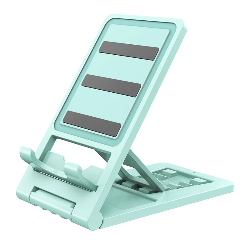 1pc Cell Phone Stand Angle Adjustable Cell Phone Holder With Silicon Pad Foldable Mobile Phone Tablet Stand