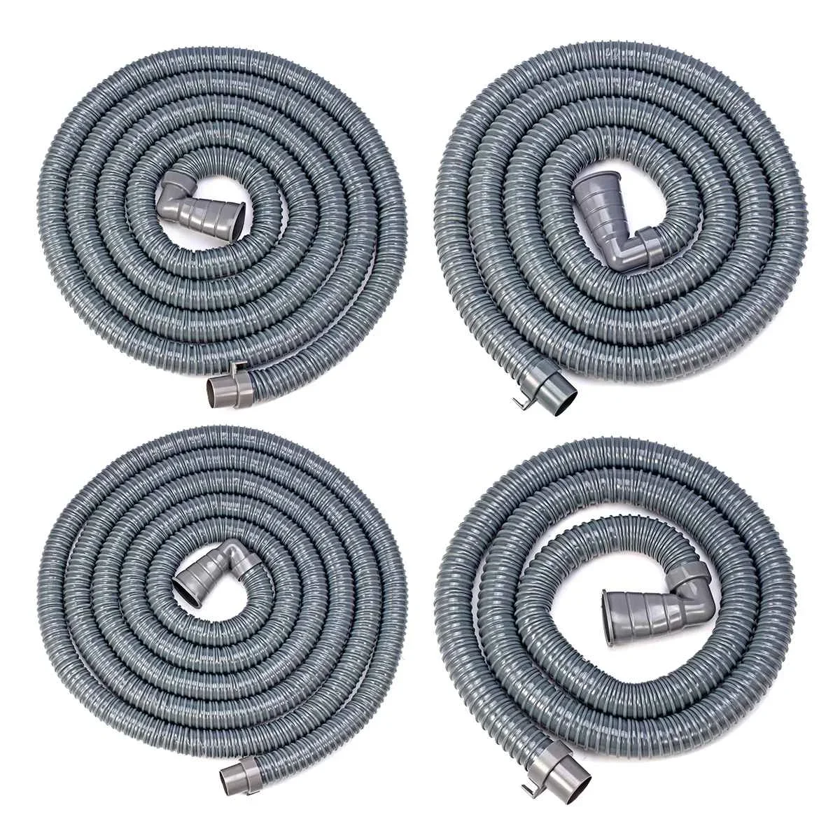 2/3/4/5M Washing Machine Dishwasher Drain Hose Fits 32-42mm Waste Water Outlet Expel Soft Tube Stretchable Drain Flexible Pipe