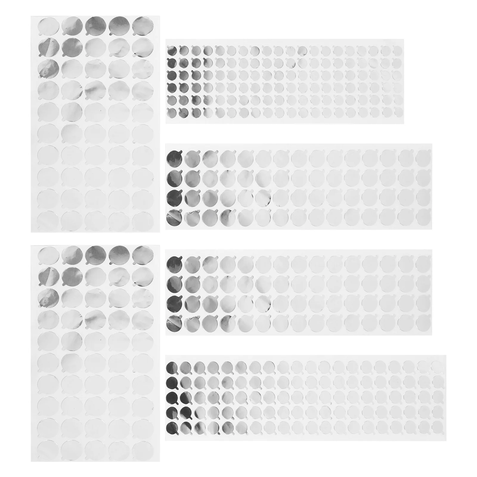 6 Sheets Aluminium Foil Sealing Stickers Self-Adhesive Clean Tube Toothpaste Facial Skin Care Stickers