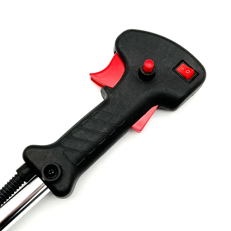 Manual Right Handle with Throttle Switch Assembly for Gasoline Brush Cutter Grass Trimmer