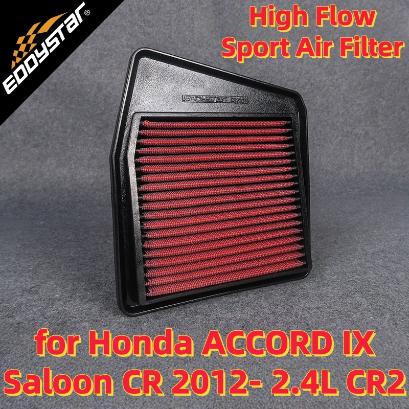 

Спортивный воздушный фильтр с высоким расходом для Honda ACCORD IX Saloon CR 2012- 2,4 л CR2 132 кВт 180PS моющиеся гоночные впускные фильтры