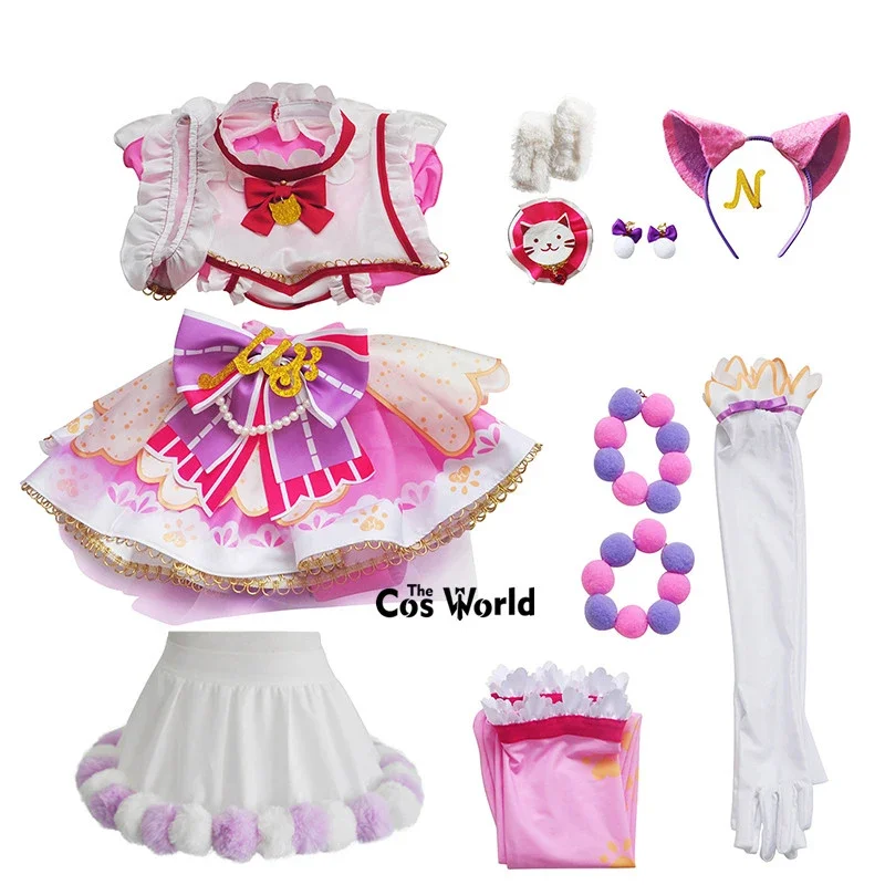 زي تأثيري Love Live ، ذيل مزدوج ، لعبة أركاد ، 9 شخصيات ، كوساكا هونوكا ، مينامي ، كوروري ، سونودا ، أومي ، أيس ، إيلي ، زي أنيمي