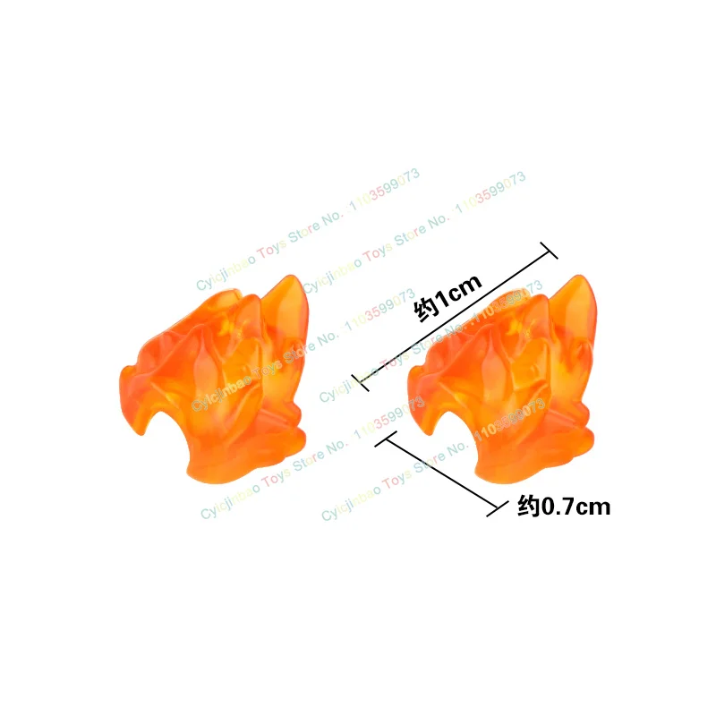 Blocs de construction médiévaux, effets spéciaux de flamme, pistolet, porte de télévision, figurines d'action, accessoires, jouet pour enfants, PJT050