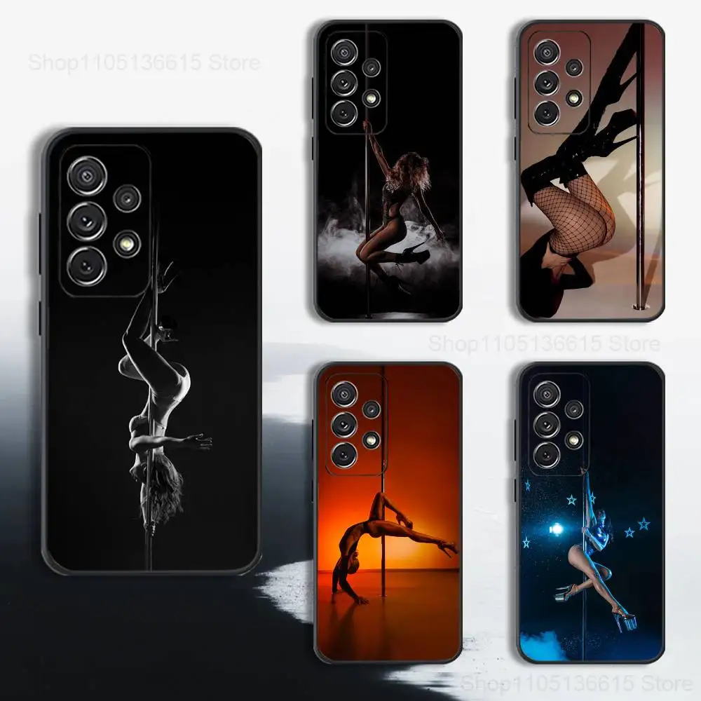 حافظة لهاتف سامسونج S25، S24، S23، S22، S21، S20، S10، S9، Ultra، Plus، Lite، FE، غطاء أسود من السيليكون الناعم