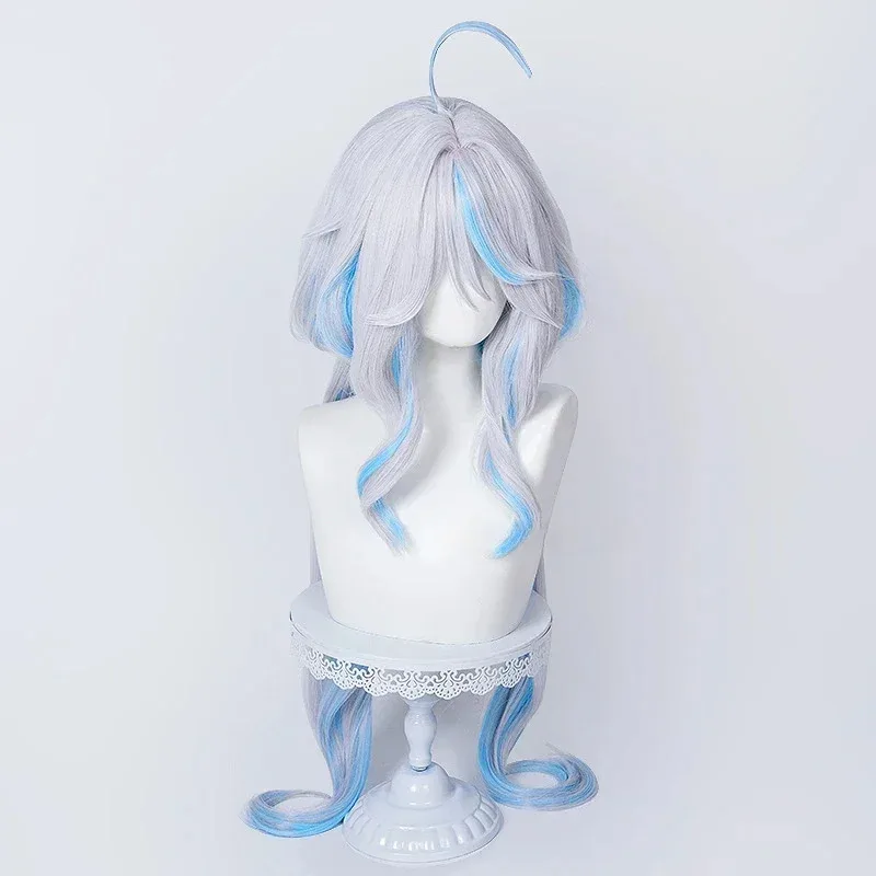 게임 원신 임팩트 후리나 코스프레 가발 로즈 네트워크 롱 포칼로스 애니메이션 내열성 합성 헤어 가발 yi;4