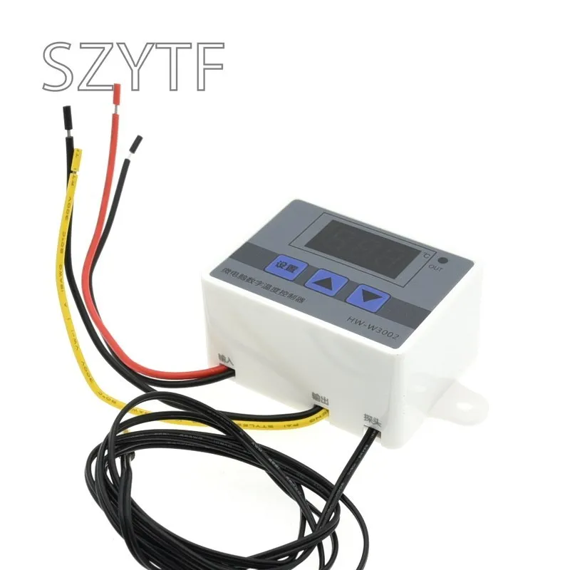 24V/220V W3002 Digital Temperature-Controller Microcomputer Thermostat Thermoregulator Heat Cool Temp Thermostat Control Switch