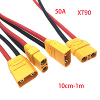 XT90 H Male Female Connector Plug Pigtails 10AWG Silicone Wire RC Battery Cable for RC model aircraft electric vehicle UAV