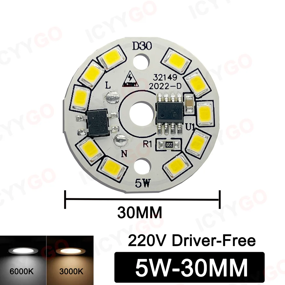 7W 9W 15W 50W 100W 150W AC220V LED Light Panel MD2835 Used For LED Light Source Downlight High Power Industrial And Mining Lamp image 6