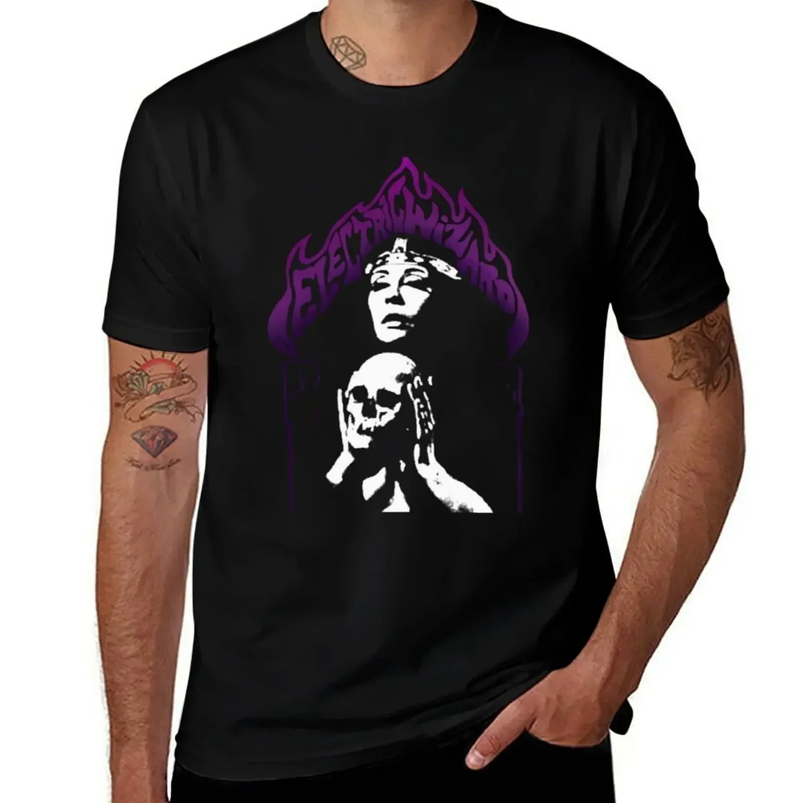 I LOVE ELECTRIC WIZARD T-Shirt Functional Casual Short Sleeve Tee