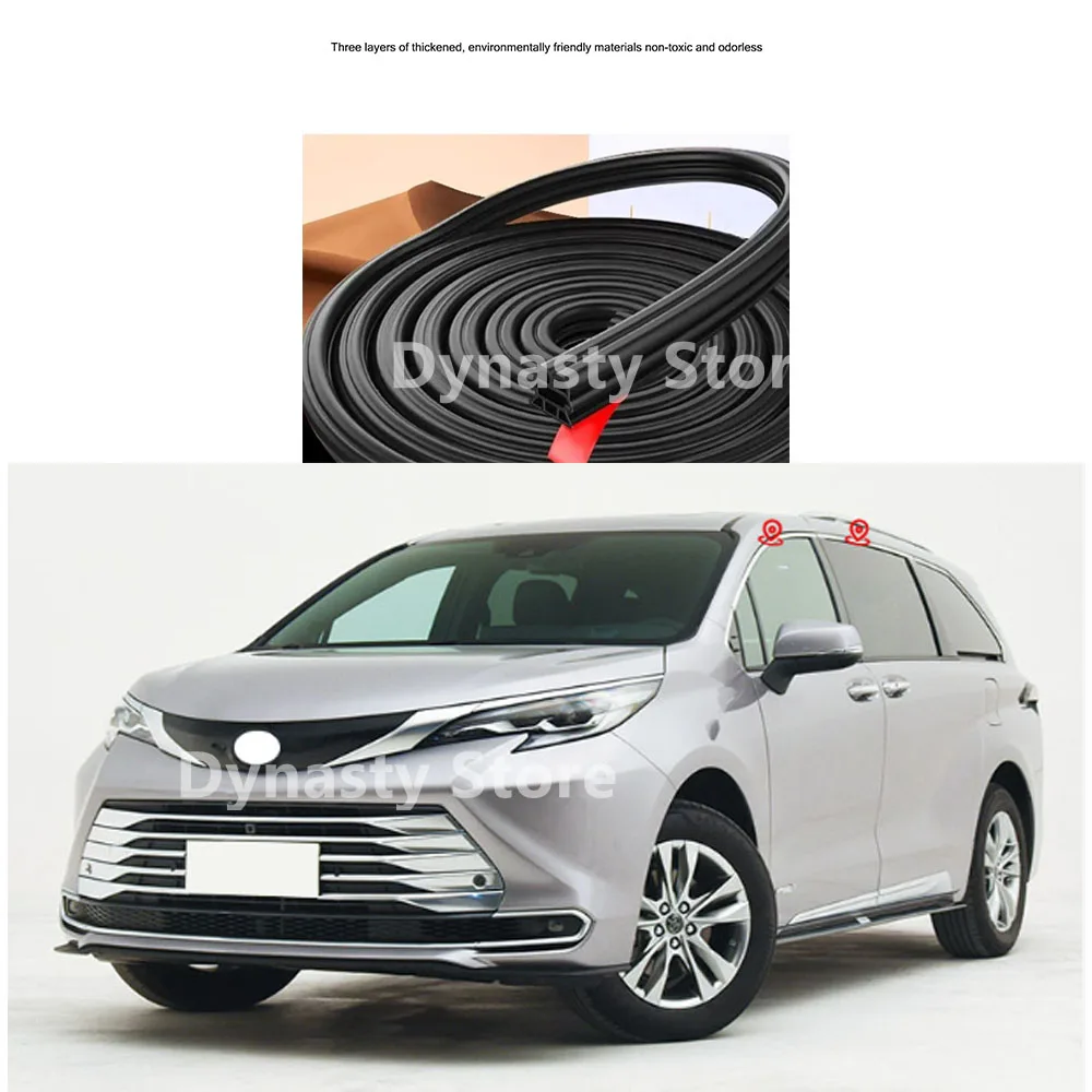 

The Door Sealing Strip Is Suitable For Toyota Sienna Car Sound Insulation Whole Car Dustproof Decoration Accessories