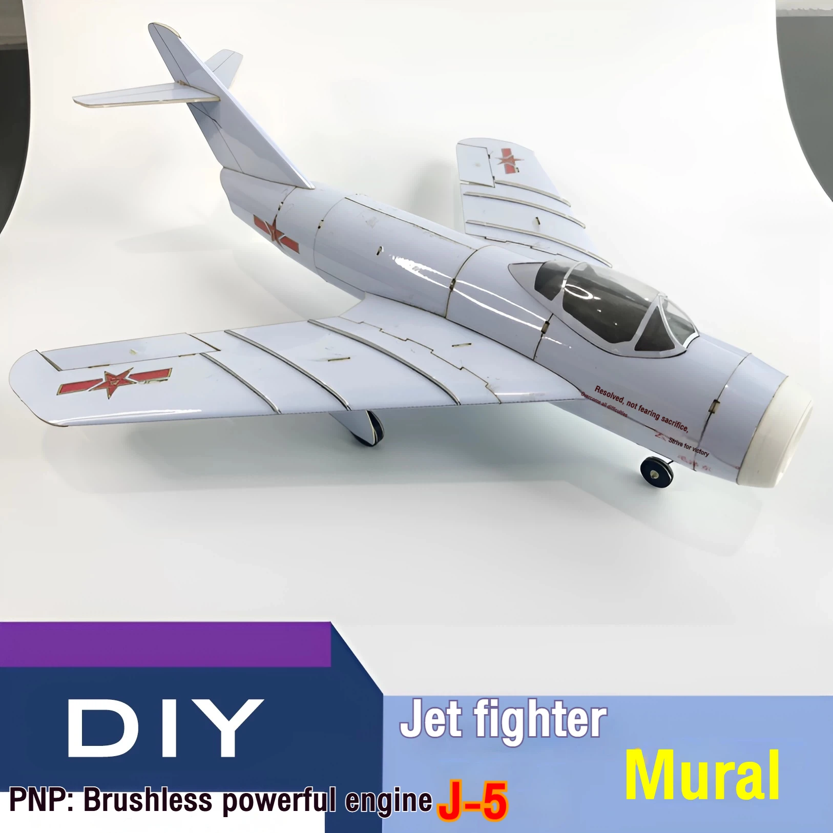 

J-5-30 Brushless Culvert Remote Control Assembly Aircraft Model Desktop Decoration Fixed Wing Figure Real Machine Kids Fine Toys