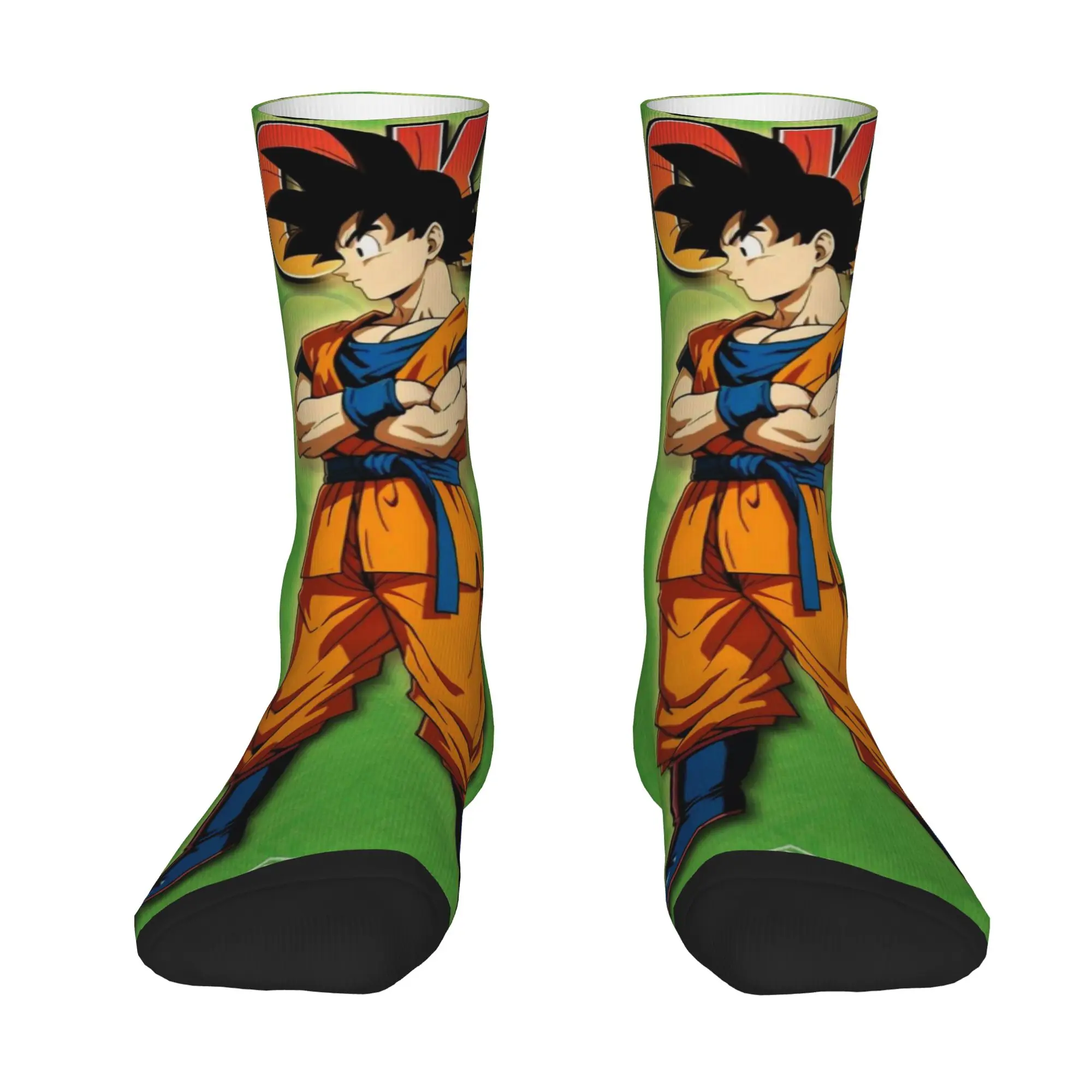 1 Pair Funny Sock Dragon Ball Son Goku (31) Harajuku Seamless Pattern Printed Men Socks Casual Men's Socks