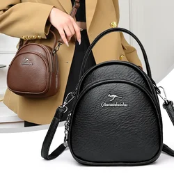 High quality PU Design Female Mini Bag Fashion Casual 2 Layers Women Small Shoulder Bag Pretty Style Girls Shopping Phone Bag
