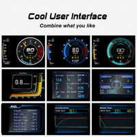 OBD2 Car GPS Speed Display Head up Display Smart Gauge with Multiple Interfaces HUD