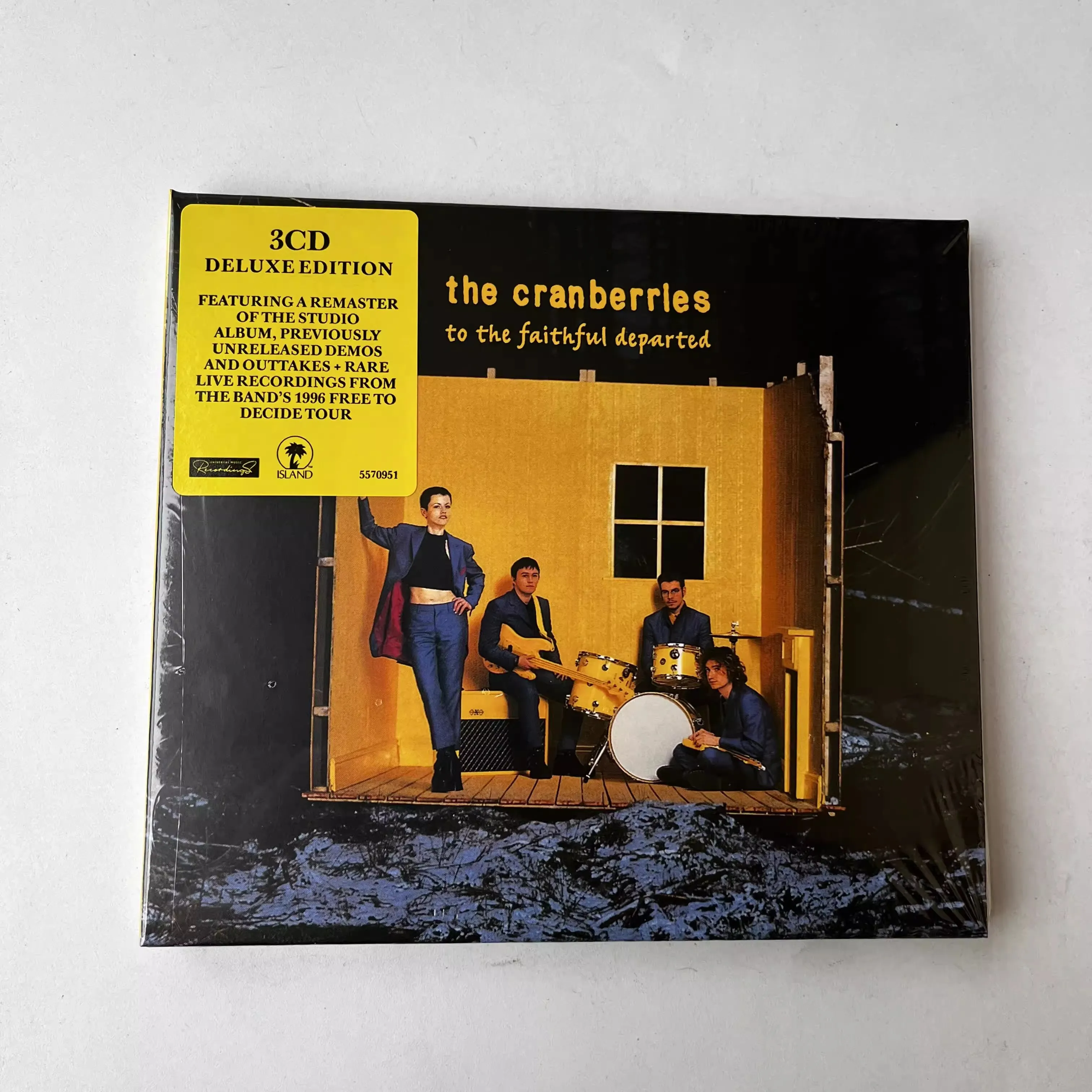 Retro The Cranberries Music CD To The Faithful Departed Album 3pcs Compact Disc Cosplay Walkman Car Soundtracks Box Party Music