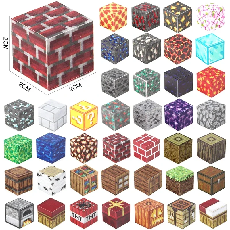 50-300 個磁気ブロックゲーム鉱山マグネット世界のおもちゃ少年少女幹モンテッソーリ感覚キューブゲームおもちゃギフト