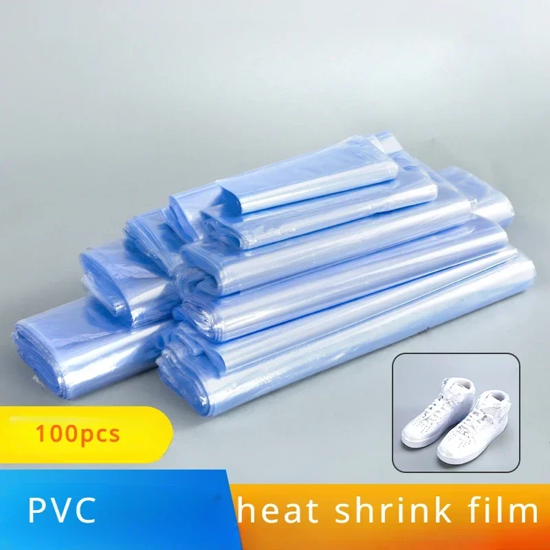 

100/200pcs PVC Heat Shrink Bag Remote Control Shoe Book Dust-proof Moisture-proof Protective Membrane Transparent Sealing Film