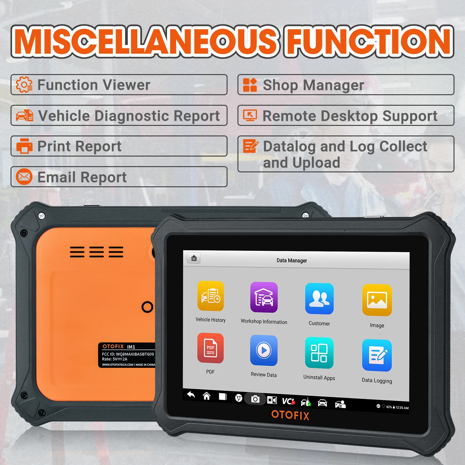 Key FOB Programming Tool OTOFIX IM1 Diagnostic Tool 2 Year Free Update XP1 Key Programmer Full IMMO Service Diagnostic scan Tool