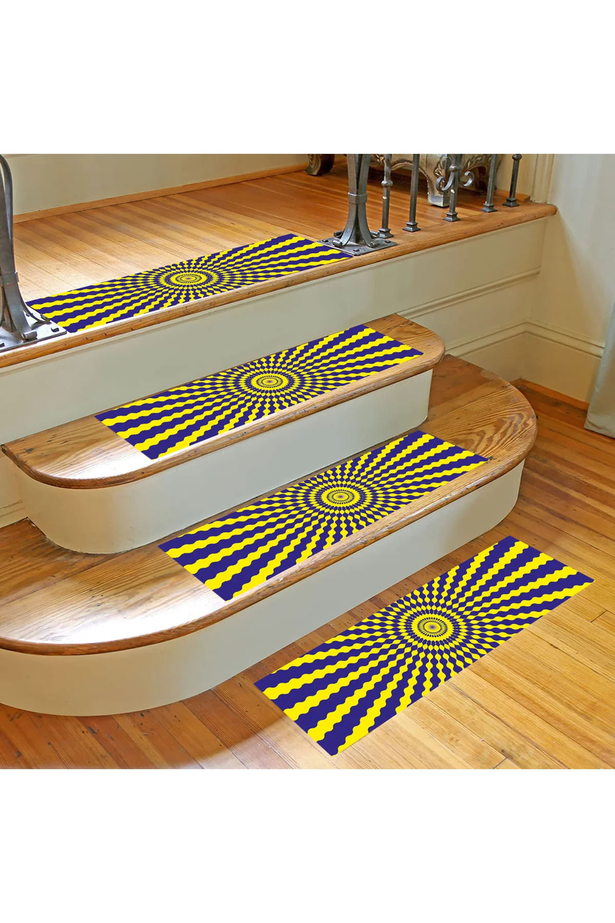 Abstract Patterned Stair Tread Rug, Stair Carpet, Non Slip Stair Mat Stair Rug, Home Decor, HD Printed Rug, sm712