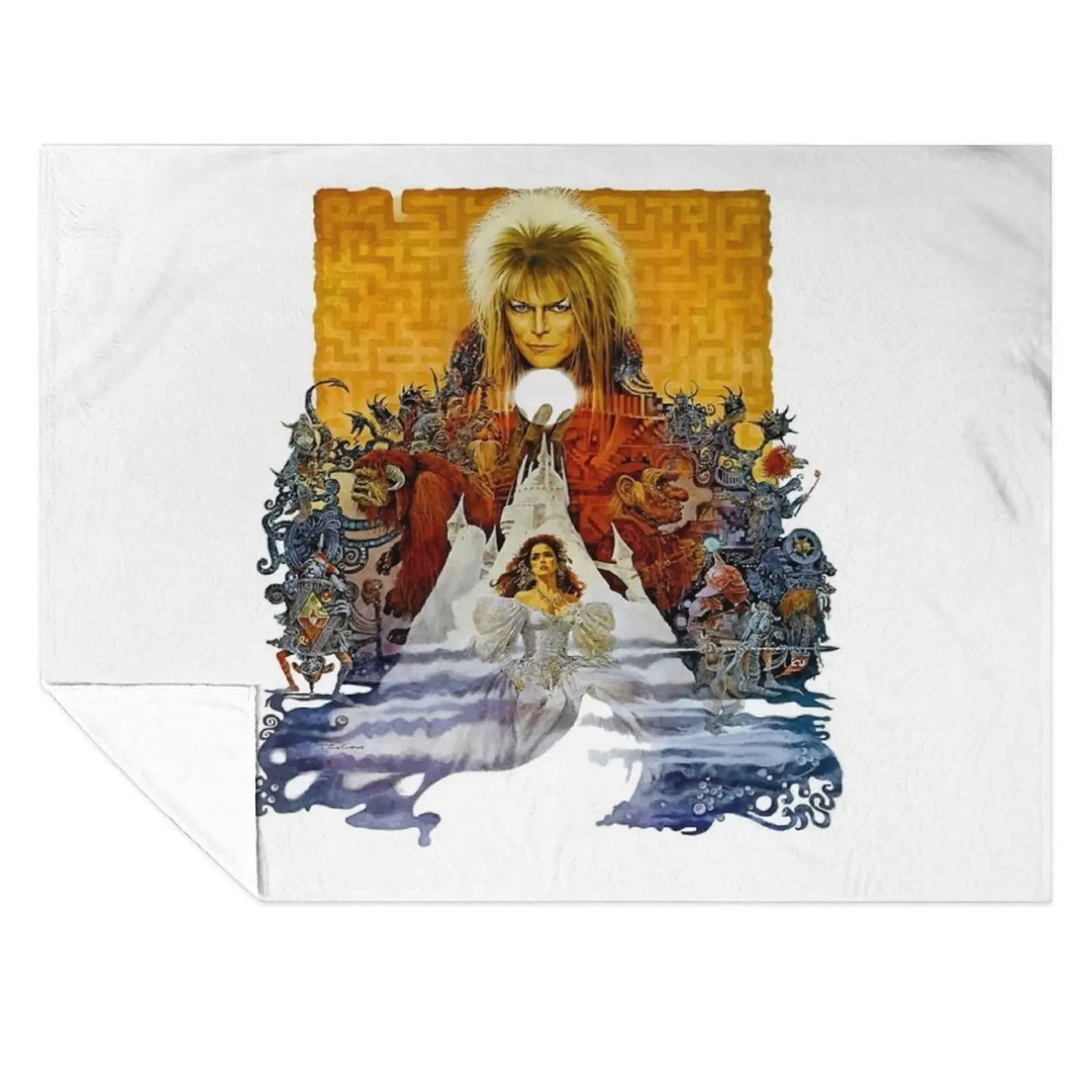 

The Realm of the Goblin King Throw Blanket For Sofa Thin Winter beds Cute For Decorative Sofa Blankets