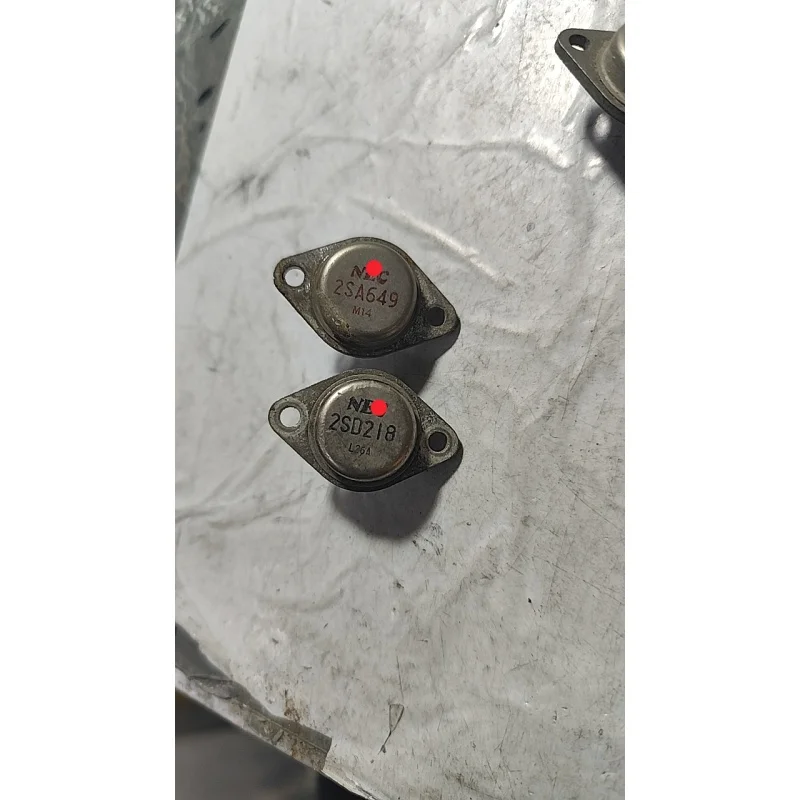5Pcs Original Disassembled 2Sa649 2Sd218 2Sa1116 2Sc2607 High-Power Audio Amplifier Paired Transistors with Iron Cap and Gold-Edged Transistors