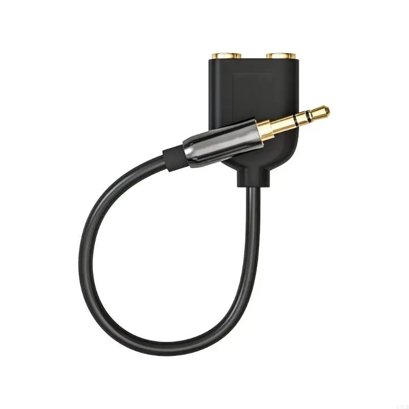 2025 جديد 3.5 ملم الصوتية الكبل تمديد تمديد 3.5 مم ذكر إلى 2 استريو الإناث y