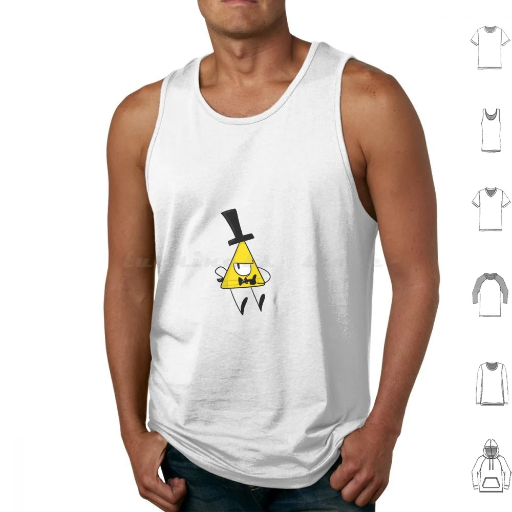 Bill Tank Tops Vest Sleeveless Bill Cipher Bill Cypher Bill Dipper Cartoon Tv Gf Mabel