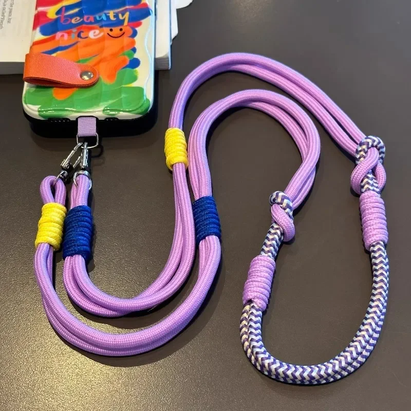 

Mobile Phone Lanyard Creative Knotted Durable Fashion Long Crossbody Strap Universal for Phone Case Bag Outdoor Trendy