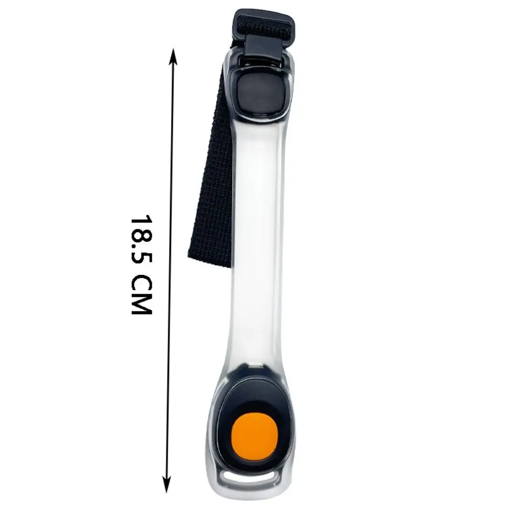 Fashion Plastic PVC LED Light Up Armband Adjustable Wearable Running Arm Belt Luminous Bracelet Outdoor Sports Night