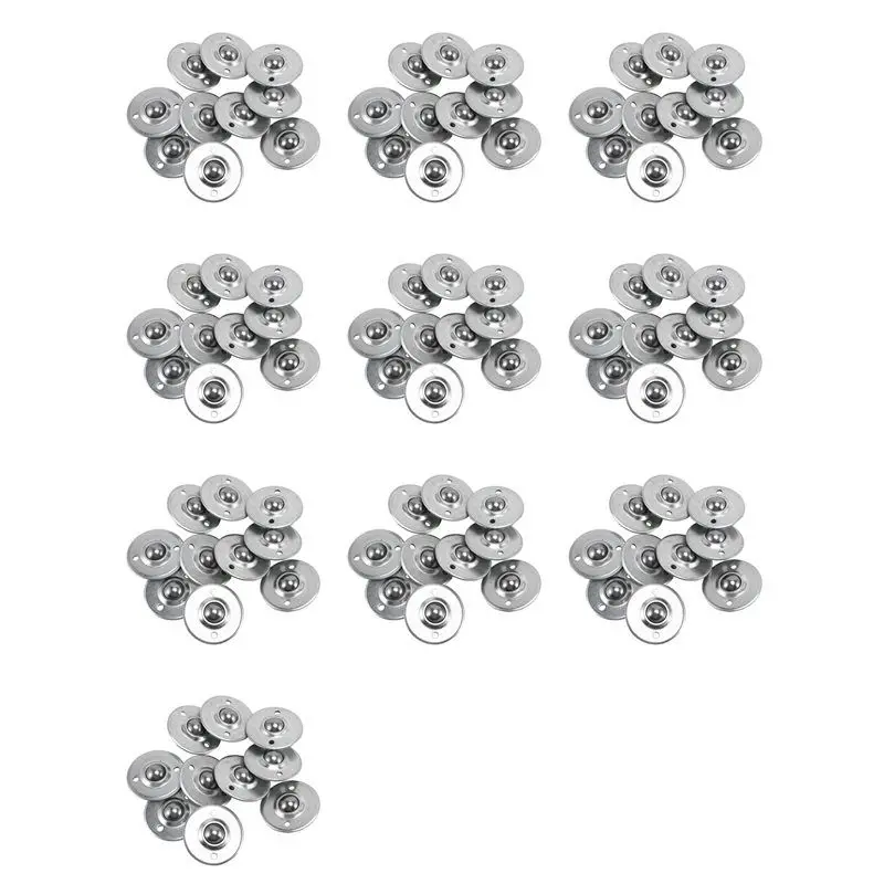 

ABZS 100Pcs CY-16B 5/8-Inch Bearing Steel Roller Ball Flange Conveyor Transfer Unit