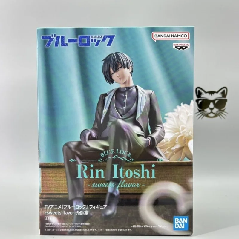 Echt Model BANPRESTO Blue Lock 13 cm Rin Itoshi Snoep Smaak Figuur Anime Beeldje Collecties Speelgoed Geschenken