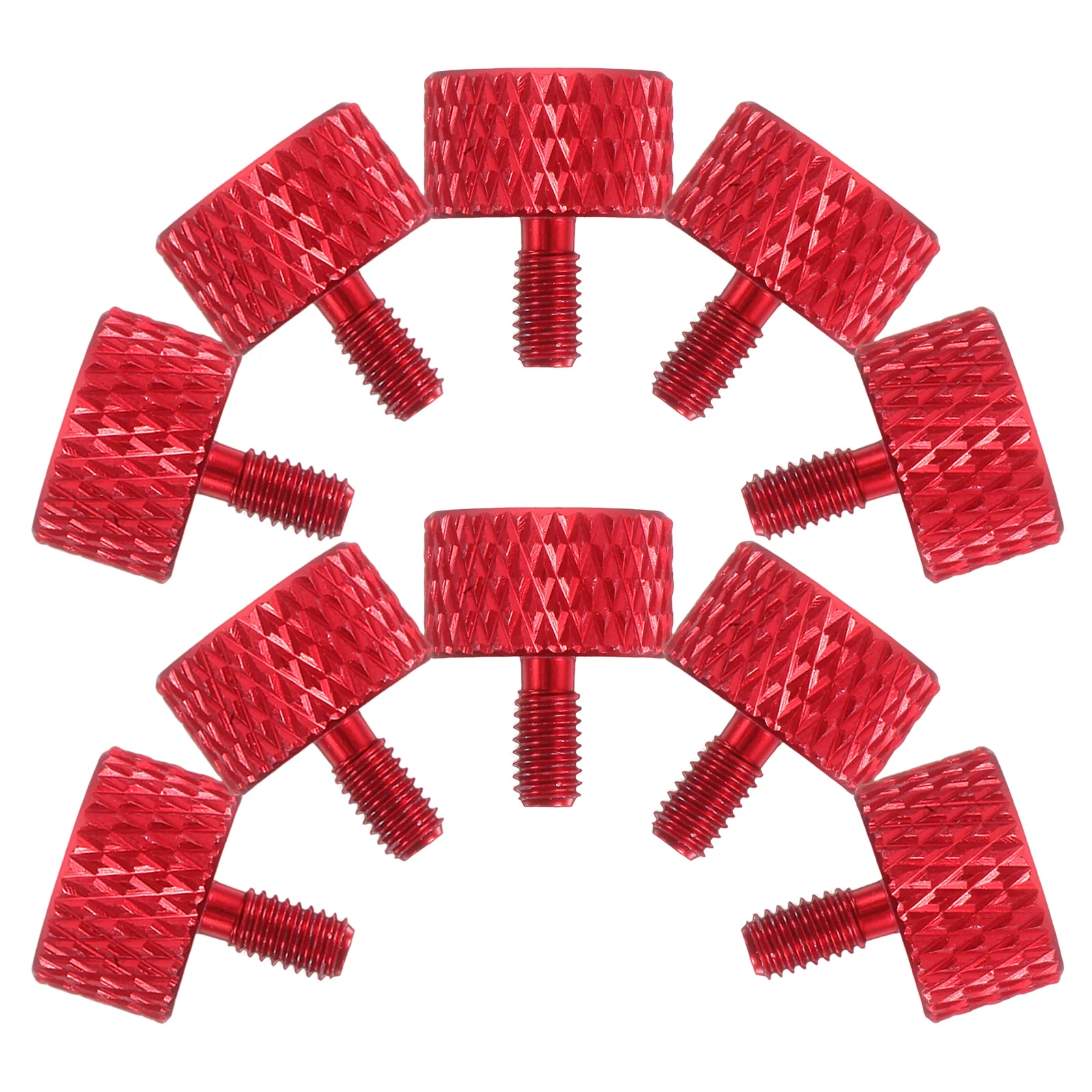 

30Pcs Easy Installation Computer Case Screws Aluminum Alloy Knurled Thumb Screws Simplify Setup DIY Professionals