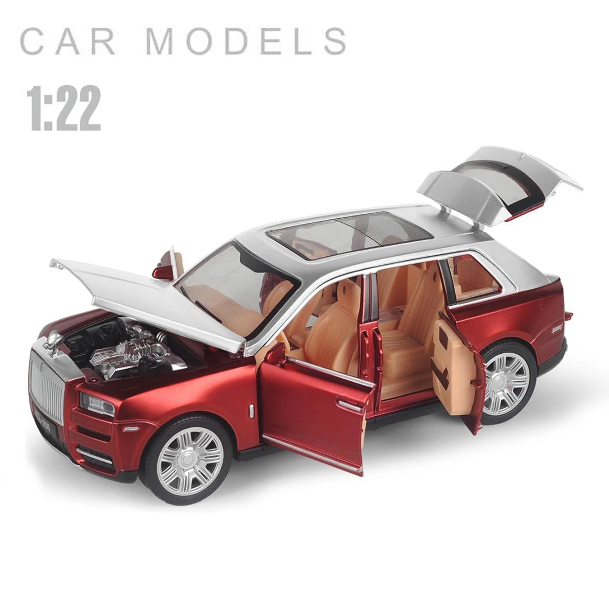 1:22 escala liga modelos de veículos modelo de simulação carro brinquedos com som e luz puxar para trás brinquedos para crianças presente portas abertas