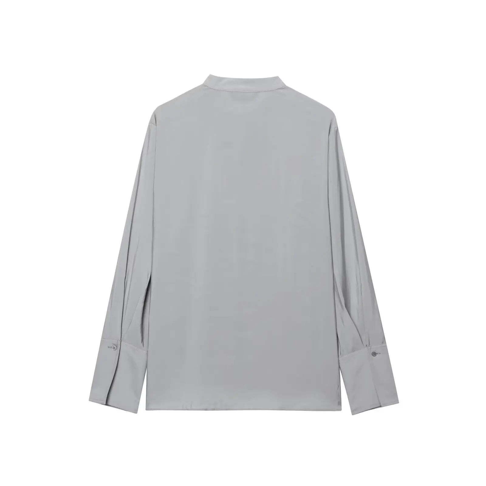 2025RARA 夏の新製品シンプルカジュアル多用途ドレープラウンドネック長袖シャツトップス女性のためのストレートパンツ