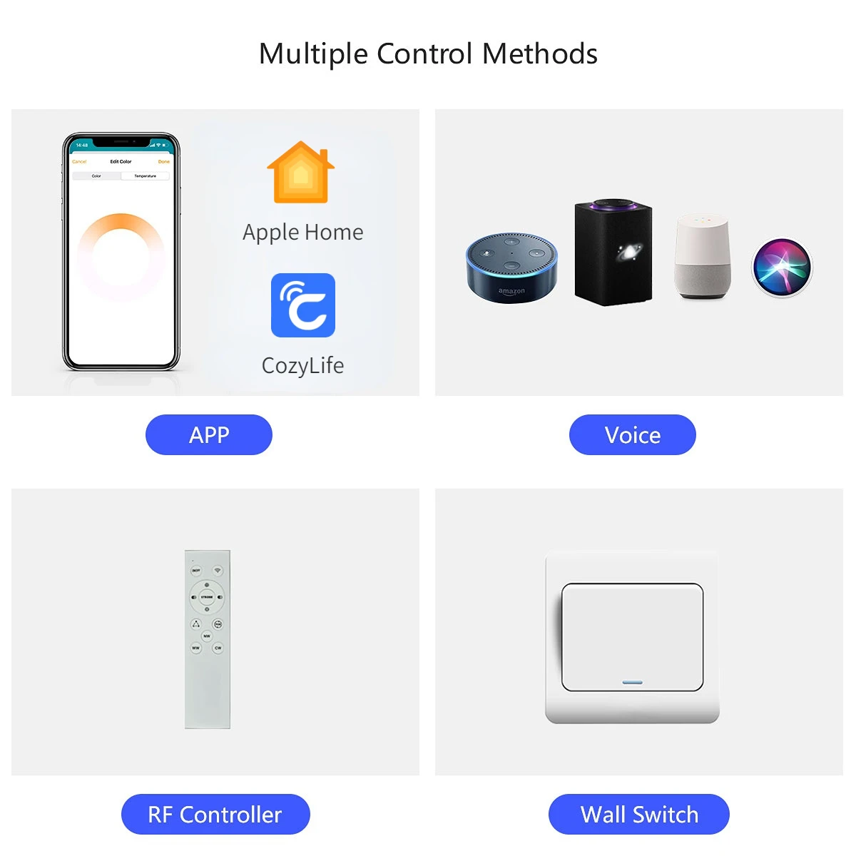 HomeKit-モダンなスマートLEDシーリングライト,24W,調整可能な光強度,超薄型,取り付けられたシーリングライト,Alexaベースと互換性あり