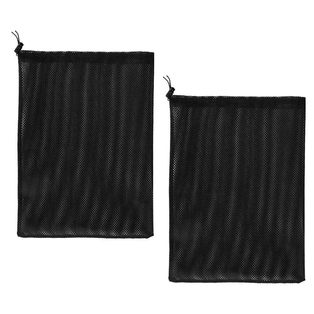 2pcs Drawstring Pump Filter Bag, Polyester Mesh Debris Barrier for Pond, Aquarium & Swimming Pool view 4