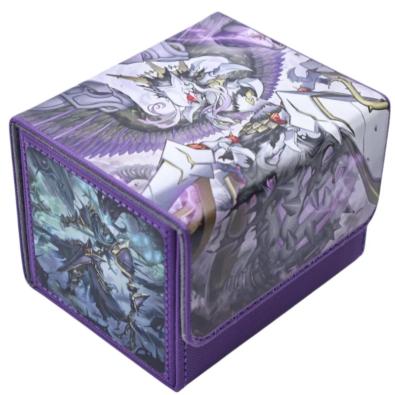 Yu-Gi-Oh etui na karty Sacred Azamina Moa Regina Diy wysokiej jakości skórzane figurki do zabawy Anime kolekcja gier pudełko do przechowywania