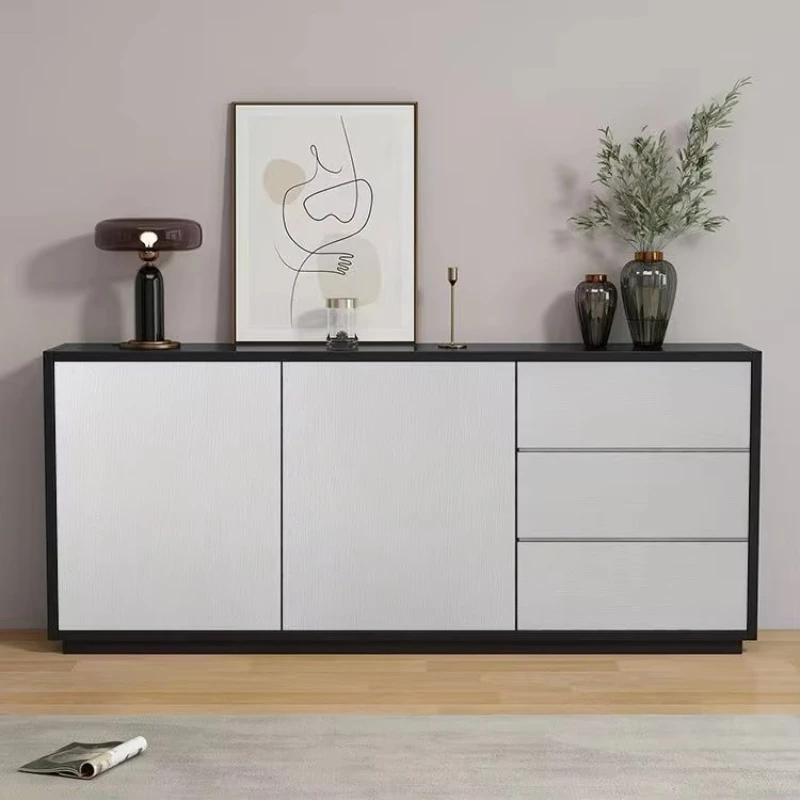 Any Size Custom Multi Functional Aluminum Chest Cabinet Cream Style Bedroom Storage Living Room Drawer Cabinet Wall Mounted Tv S