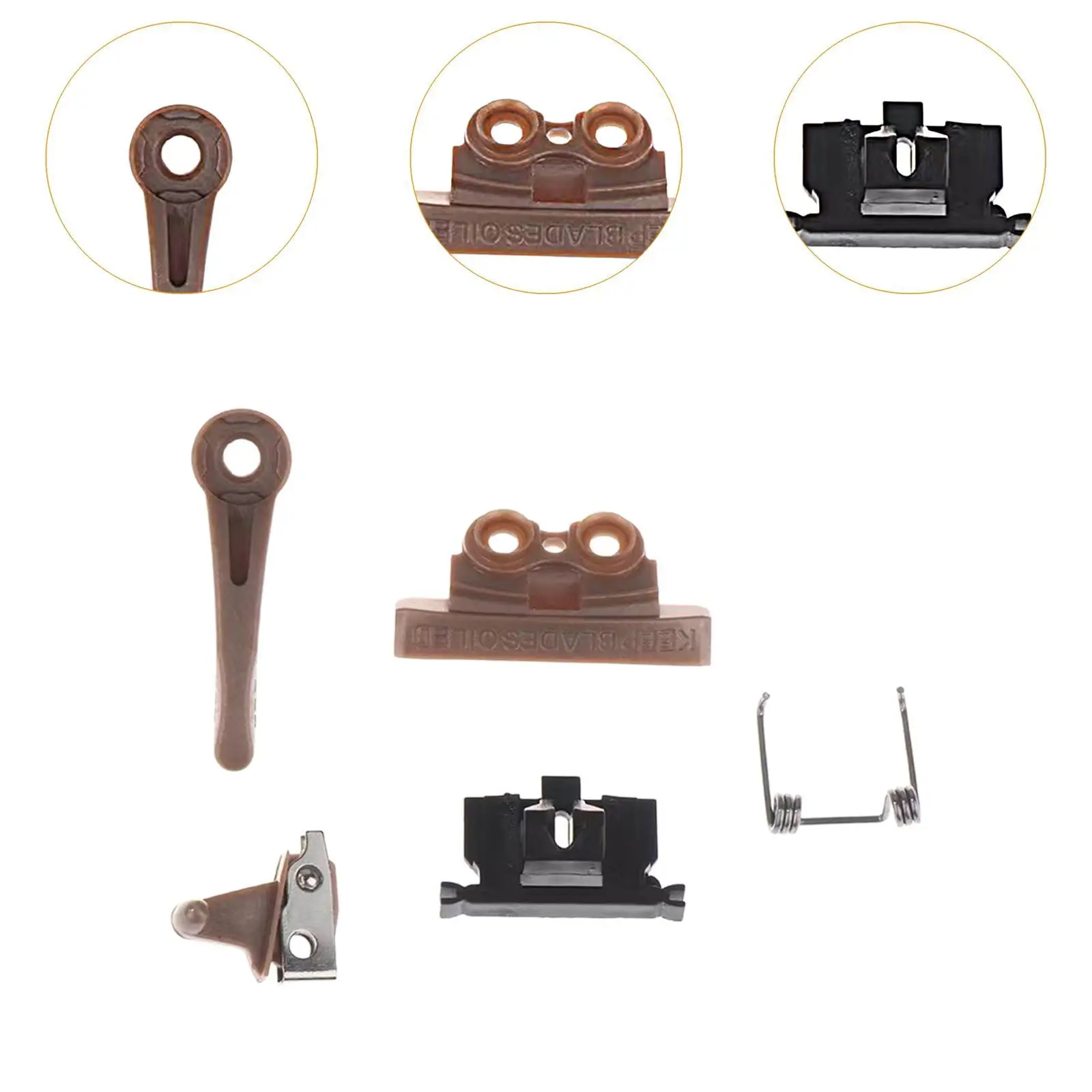 ปัตตาเลี่ยนผมไฟฟ้าสปริงแรงดึงทนทานติดตั้งง่ายชิ้นส่วนบํารุงรักษาสวิตช์ไฟมืออาชีพสําหรับชิ้นส่วนเครื่องตัดขน