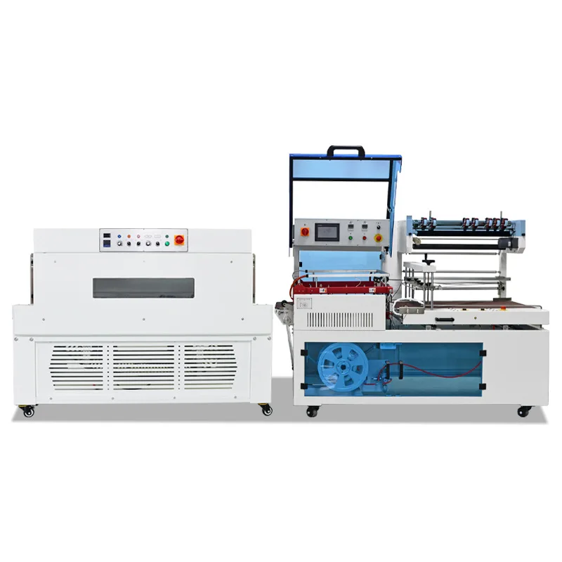 

Boxed small fan automatic film machine L-type sealing and cutting heat shrinkable film bag
