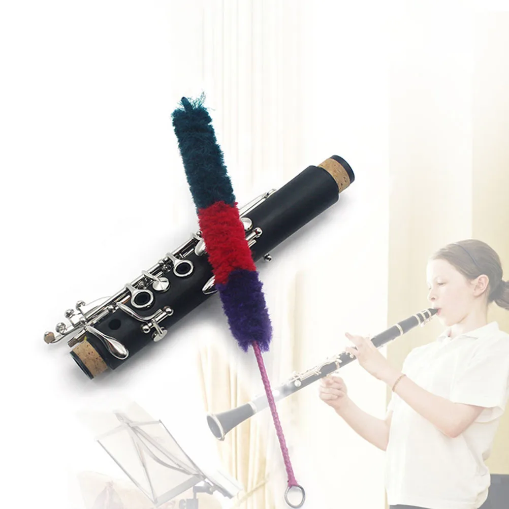 

Clarinet Cleaning Brush Care Cleaner Kits Portable Item Instrument Nylon Cleaners Supply