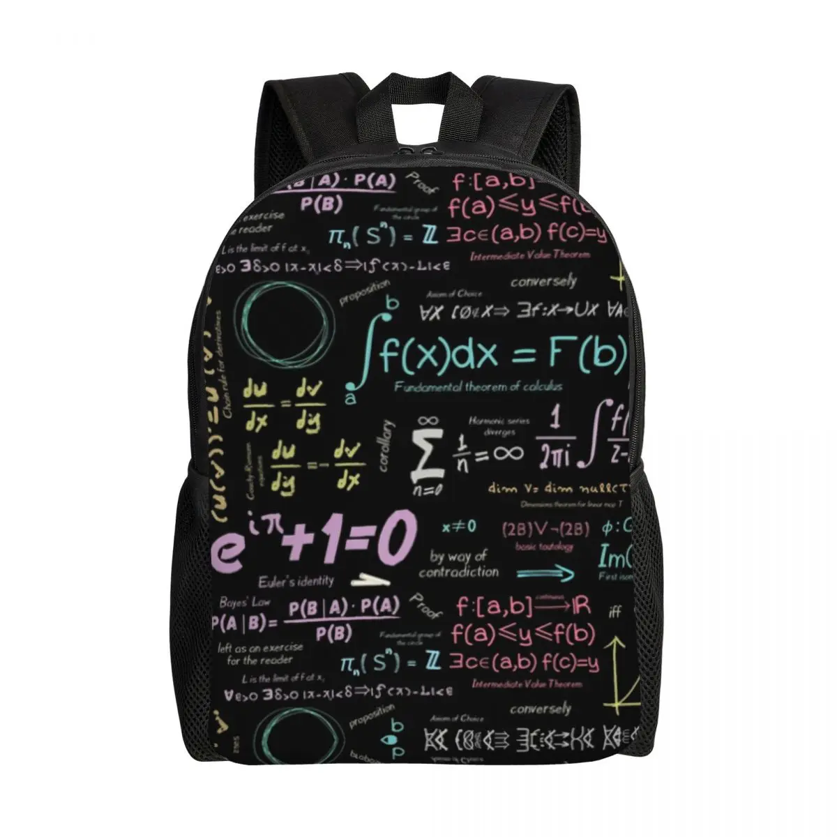 

Pure Math Nerd Laptop Backpack Men Women Fashion Bookbag for School College Students Physics Science Bag